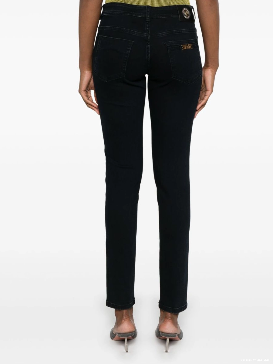 Affordable jeans Couture skinny Jeans logo-plaque Versace Women 0823